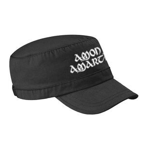 Amon Amarth Logo Army Cap / Black/White